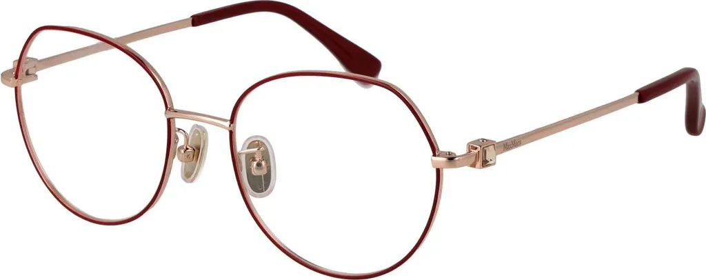 Lunettes MaxMara MM5121 D 066 Rouge en Acétate Brillant pour Femmes