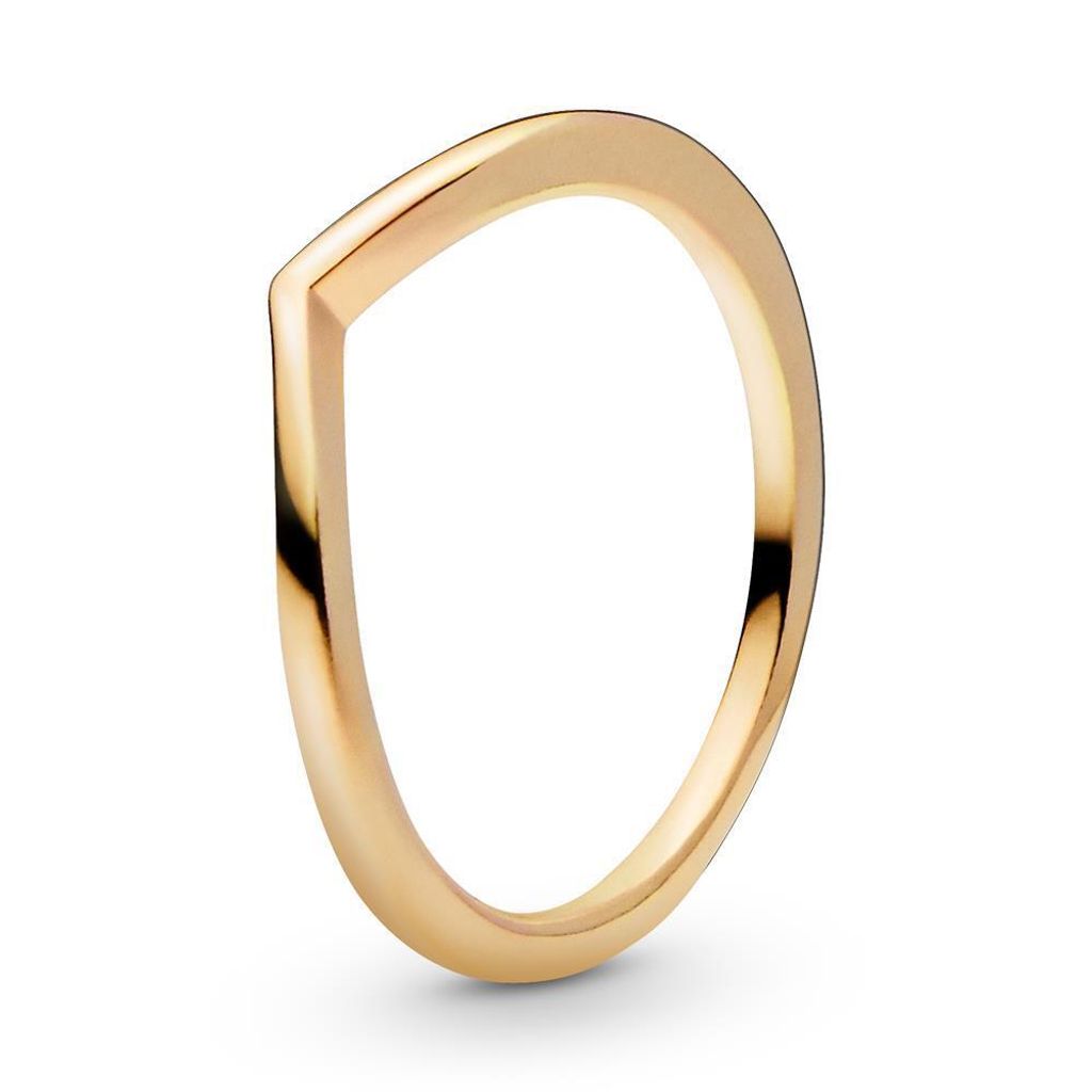 Pandora Polierter Wishbone-Ring 168742C00 Damenring, Ringgröße:62