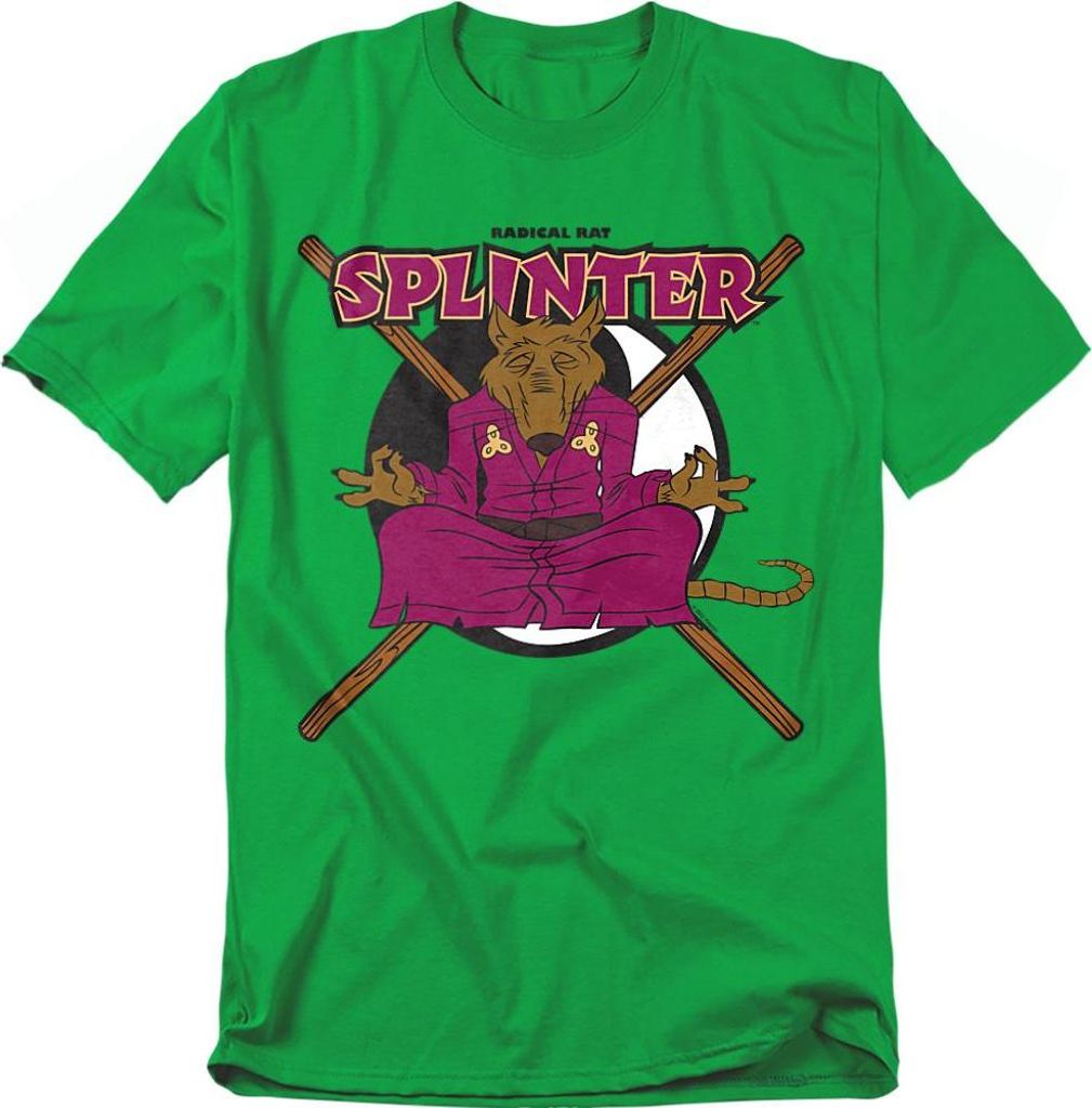 TMNT - "Splinter" T-Shirt für Herren/Damen Uni TV21179 (M) (Irisches Grün)