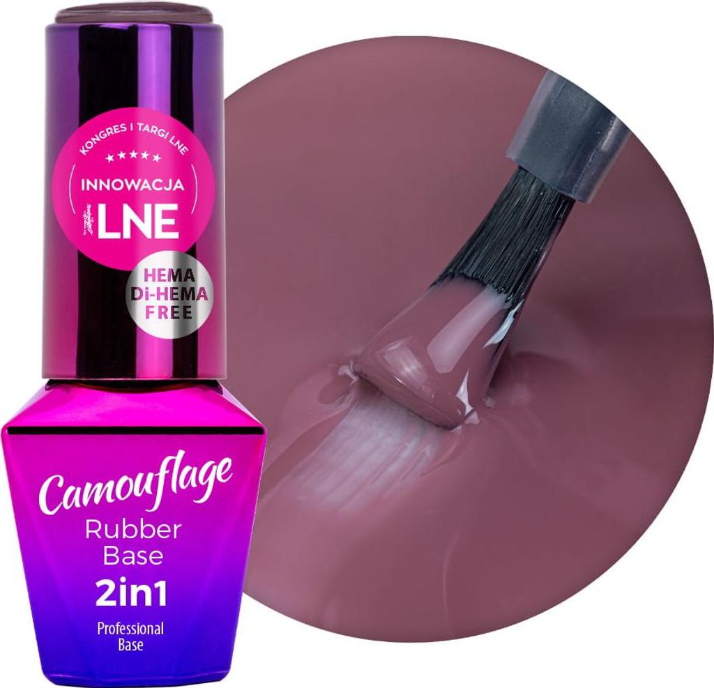 Gummibasis 2in1 Camouflage MollyLac Boom Blush HEMA/Di-HEMA frei 10 g Nr. 1