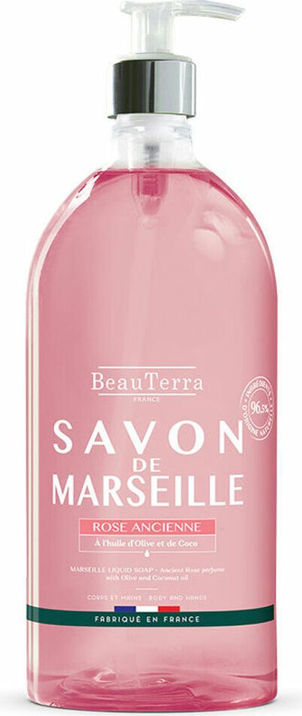 Beauterra Marseille Jabón Rosa Antigua 1000ml