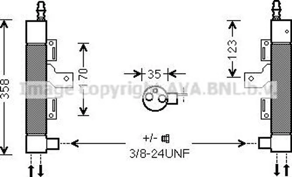 Bouteille Déshydratante Clim AVA VOD153 pour XC90 OE 30780198 NEUF