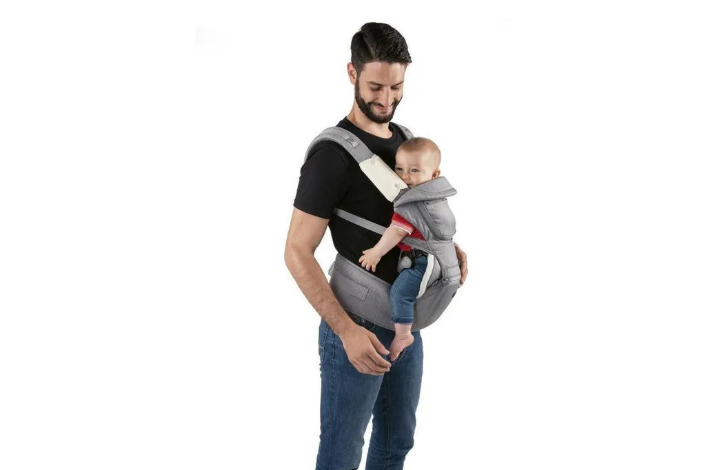 Porte-bébé Chicco Multifonctionnel Ergonomique avec Siège de Hanche Noir - 5