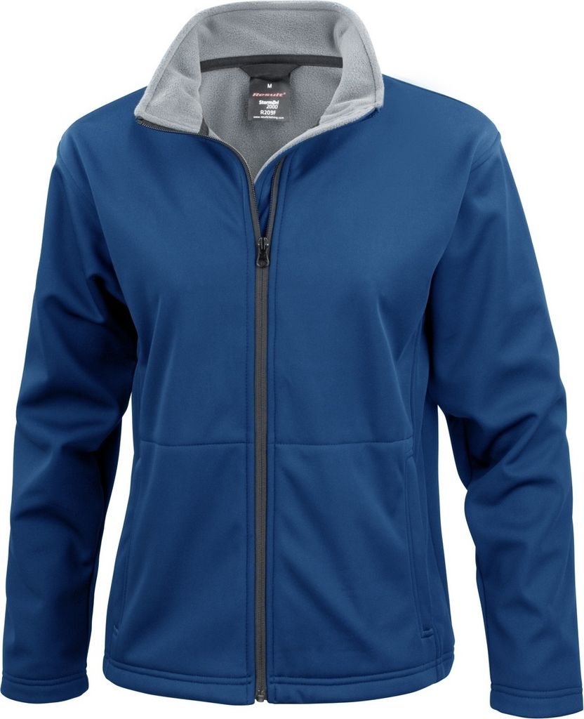 Result Core Damen Softshell-Jacke BC903 (L) (Marineblau)