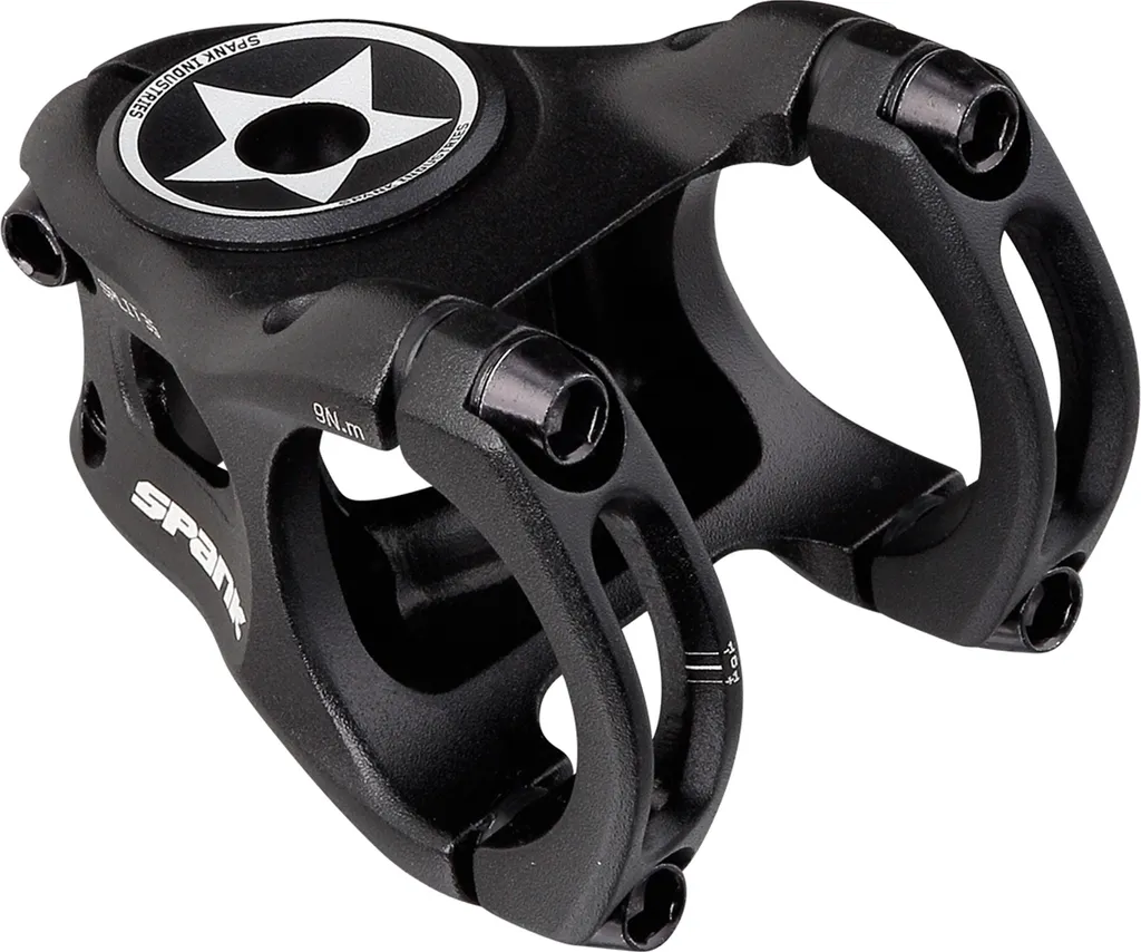 Potence Spank Split 35 noire 45mm pour éliminer le jeu du guidon