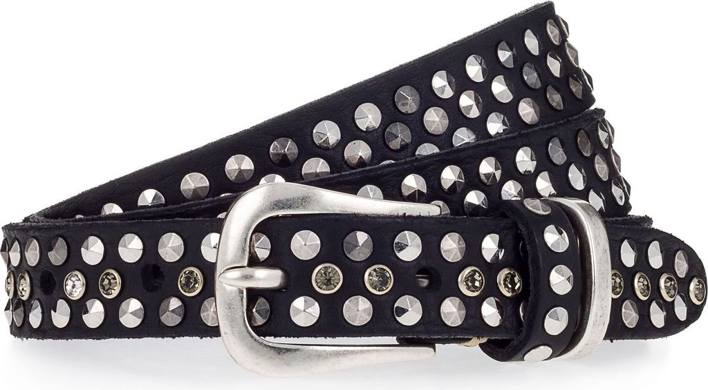 b.belt Nietengürtel Leder Produktbild 