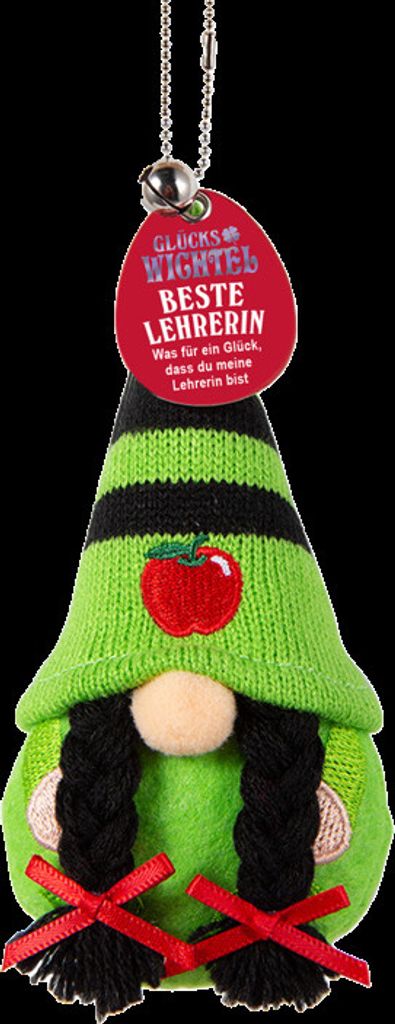 H&H Glücksbringer Maskottchen-Ich bring Dir Glück-Glückswichtel Lehrerin