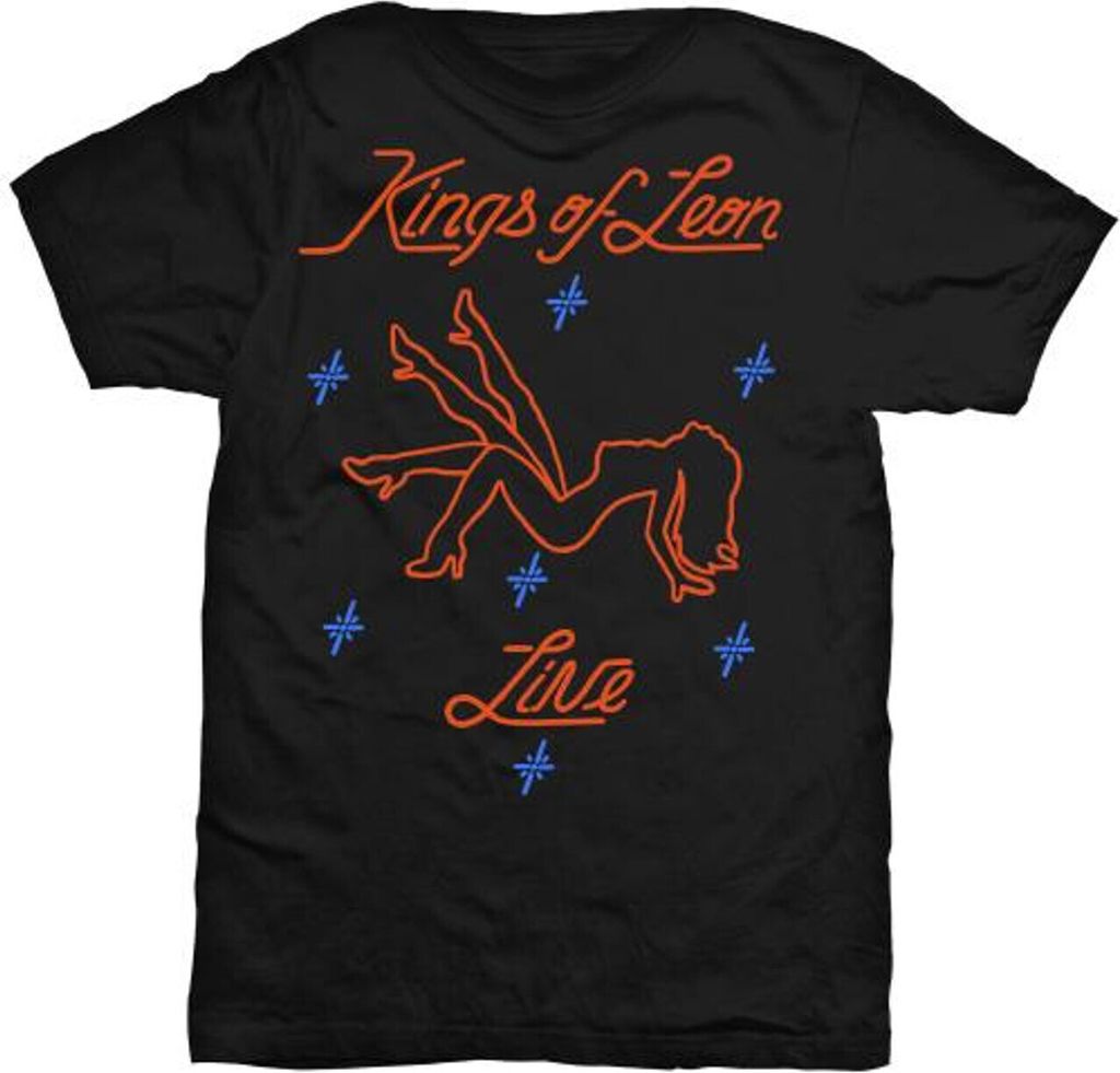 Kings Of Leon - T-Shirt für Herren/Damen Uni RO9772 (S) (Schwarz)