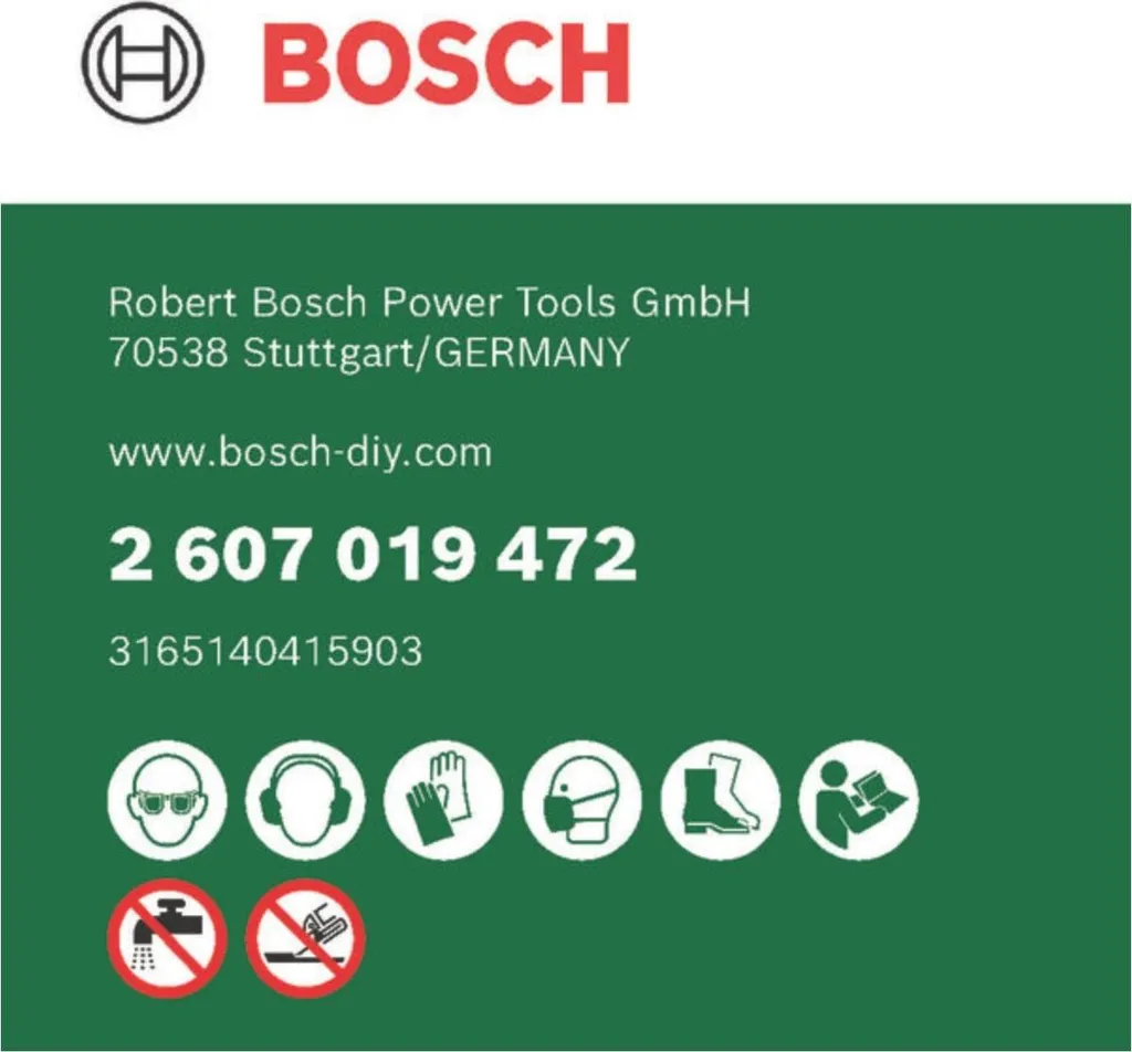 BOSCH 2607019472 BOSCH Diamant-Trennscheibe - 6