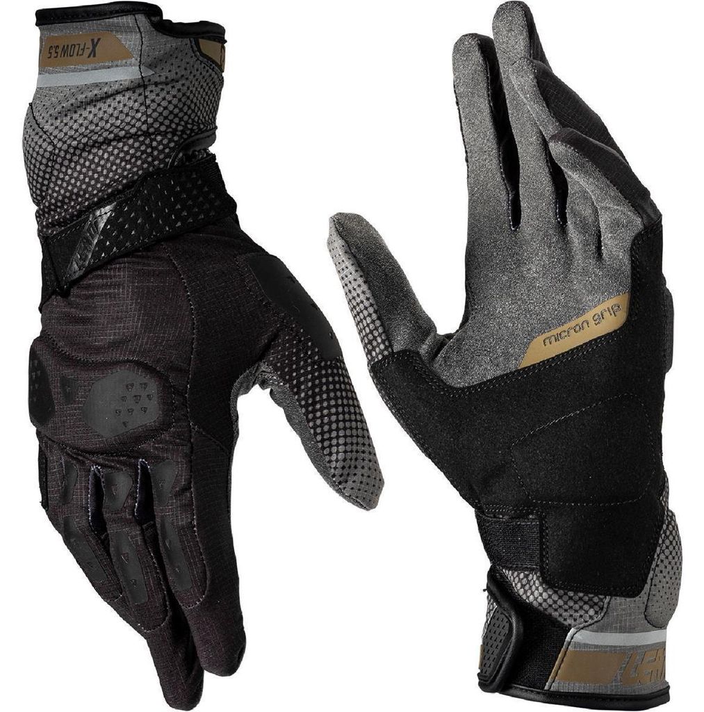 Leatt Handschuhe ADV X-Flow 5.5 V25 schwarz-dunkelgrau-gold M