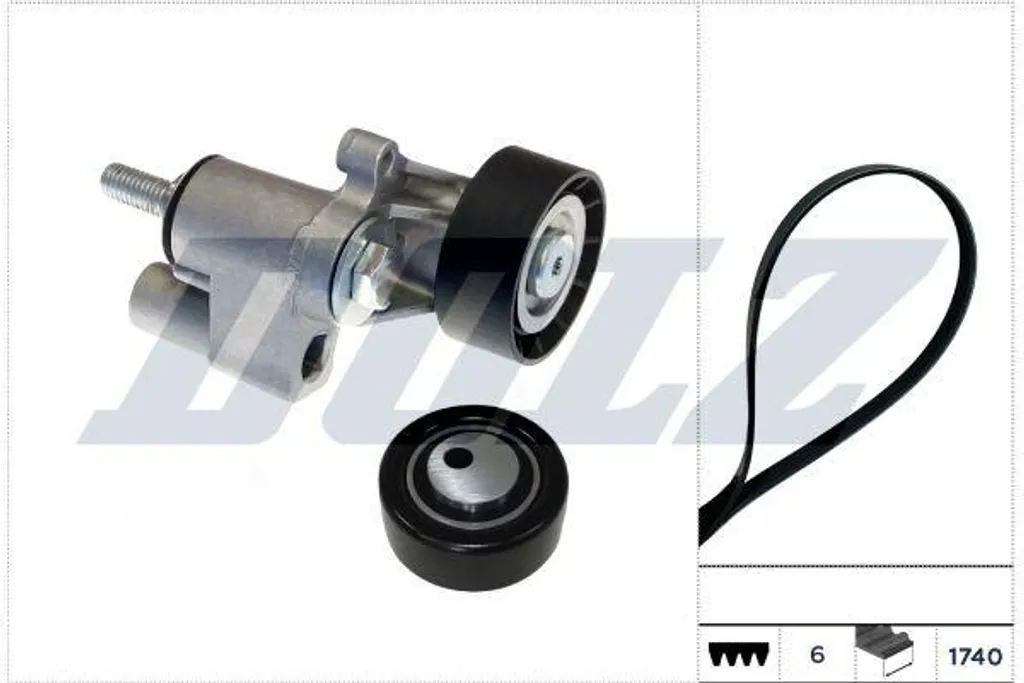 Pack entretien courroies DOLZ SKD313A pour réparation FIAT ULYSSE 220
