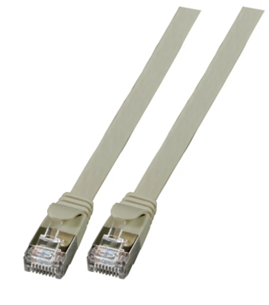 EFB K5545GR.0,15 EFB RJ45 Flachpatchkabel U/FTP, Cat.6A, PVC, 0.15m, grau