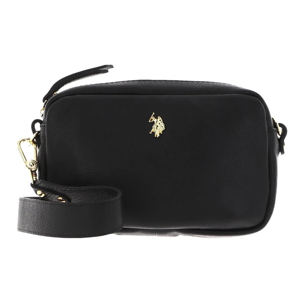 U.S. POLO ASSN. Pelle borsa a tracolla Arlington Crossbody Black nero