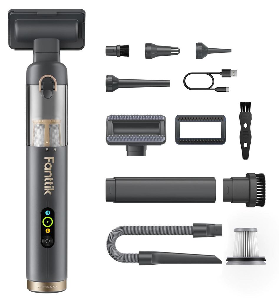 Fanttik Slim V10 APEX Kabelloser 4-in-1 Auto & Tragbarer Produktbild 
