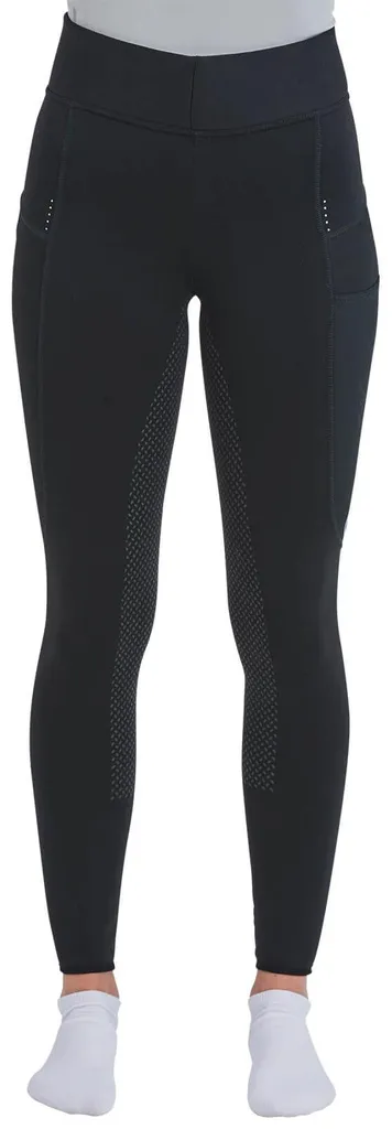 Pantalon équitation pour monter à cheval en hiver noir BUSSE 38 femme