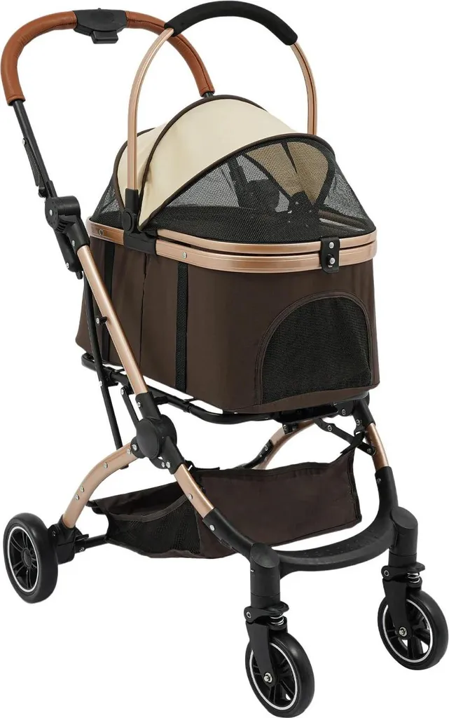 Poussette pour animaux domestiques - Chariot pour chiens de taille moyenne