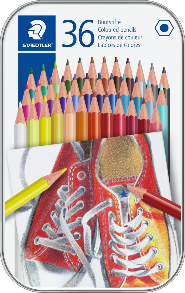STAEDTLER 175 M36 Crayons hexagonaux Noris Club, lot de 6 boîtes de 36