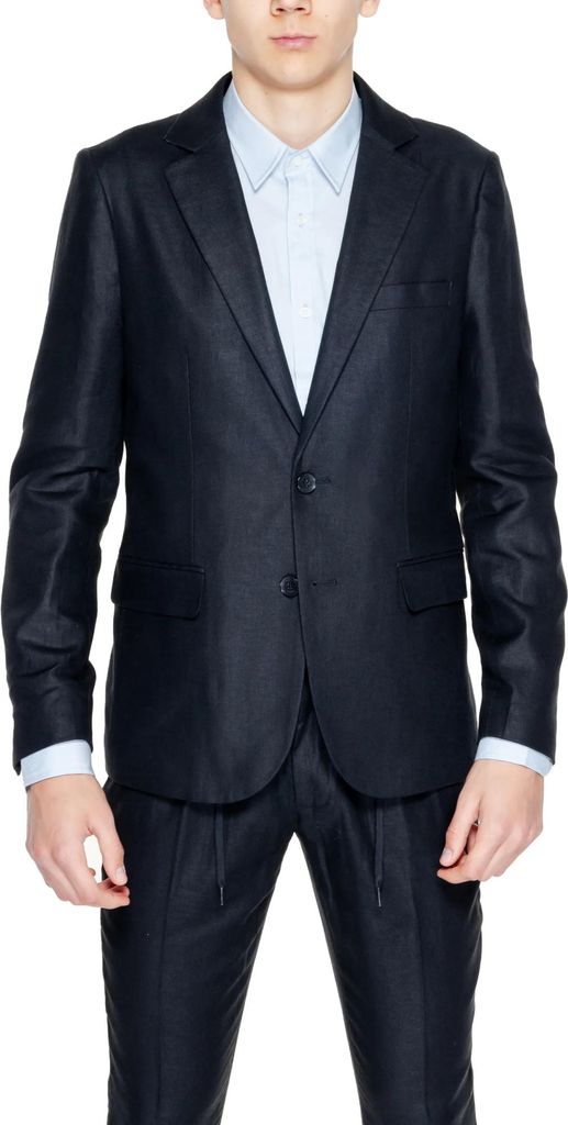 Antony Morato Herren Sakko Schwarz 473958 : Größe - 48 Größe: 48