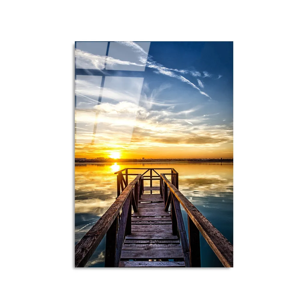 Wallity UV-402 Quadro in Vetro Temperato 50x70 Multicolore | Design Moderno - 6