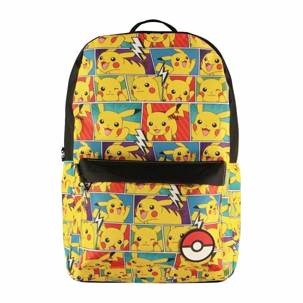 Petit sac à dos Pikachu 41cm en polyester résistant licence officielle