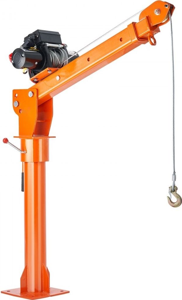 Pickup Kran - Ladekran Schwenkkran - Hebekran Stahl 998 kg - 360° Werkstattkran - Schwerlastheber für Werkstatt und Industrie