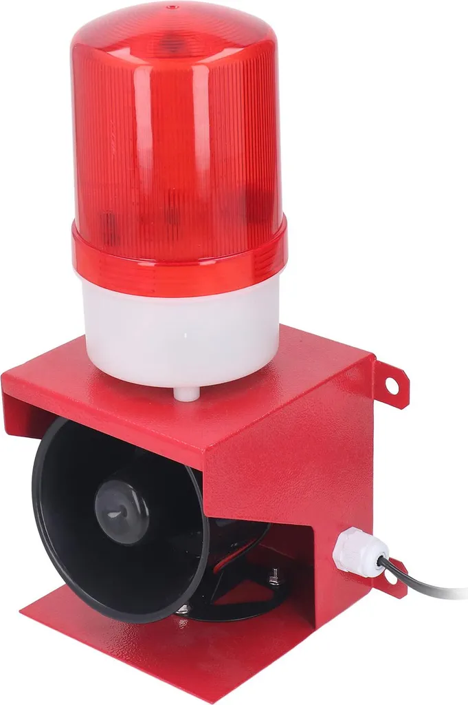Alarme de Sécurité Industrielle 115dB avec Stroboscope pour Zone à Risque