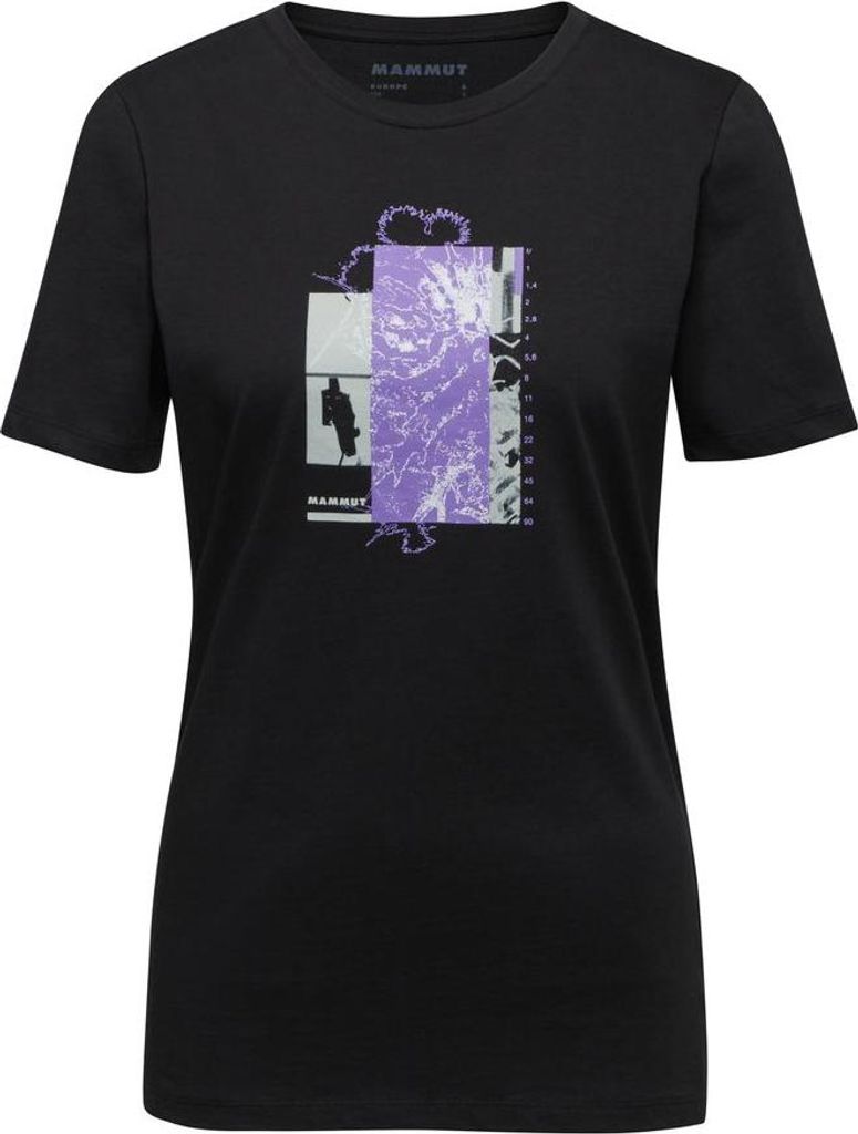 Mammut Core T-Shirt Women Alpine Flower, T-Shirt Damen - Mammut, Farbe:black, Größe:XS