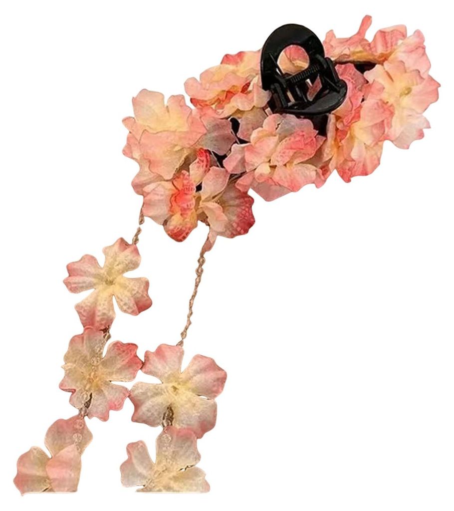 Haarspange mit künstlicher Blume für Damen, Haarclip für den Hinterkopf, Duschhaarspange, Haarstyling-Werkzeug, Haaraccessoire