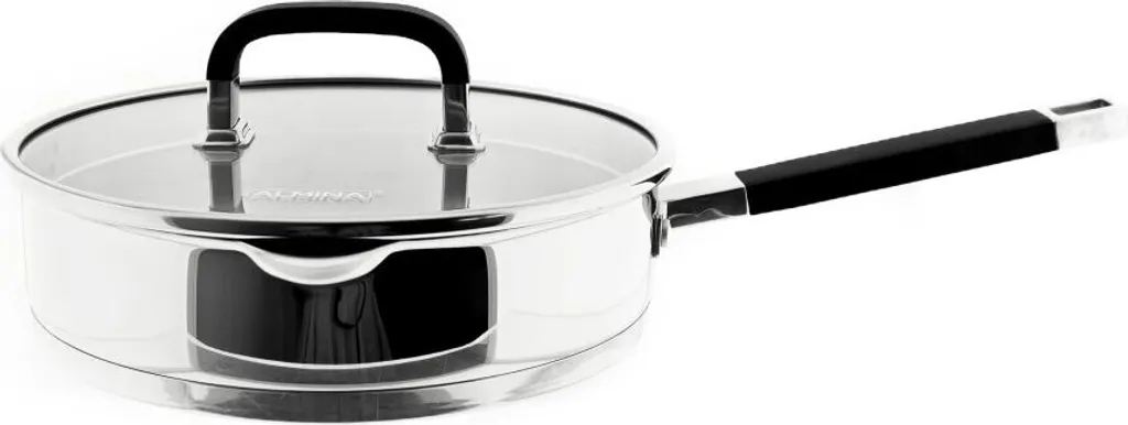 Padella Professionale Inox 26 cm Induzione - Cottura Argento Top