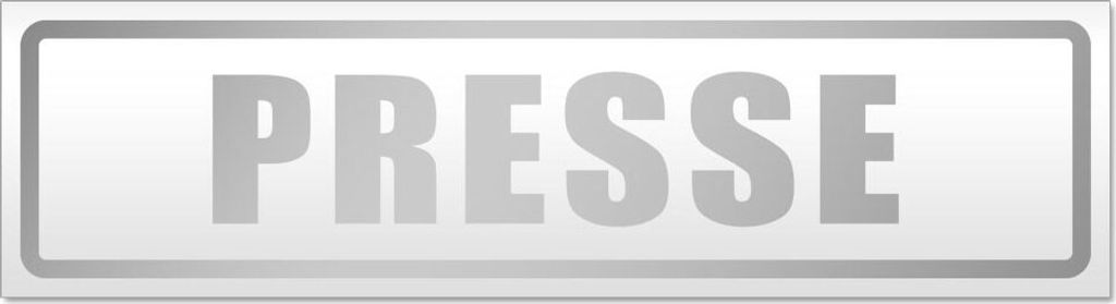 Presse Magnetschild Schild magnetisch
