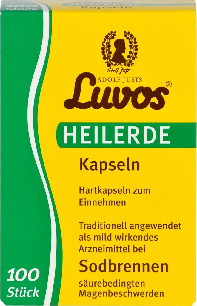 Luvos Heilerde Kapseln bei Sodbrennen, 100 St. Kapseln Produktbild 