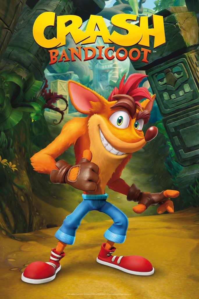 CRASH BANDICOOT - Poster Maxi 91cmx51cm - Classic Crash (91cmx51cm)