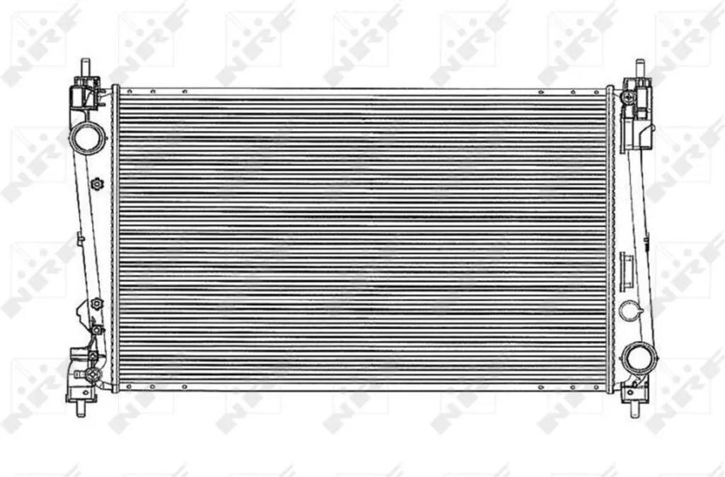 Radiateur de refroidissement moteur Fiat Bravo pour long trajet