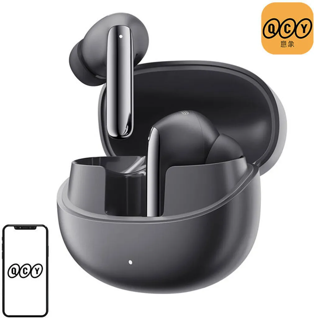 TWS QCY MeloBuds Pro HT08 Headphones, ANC (black)