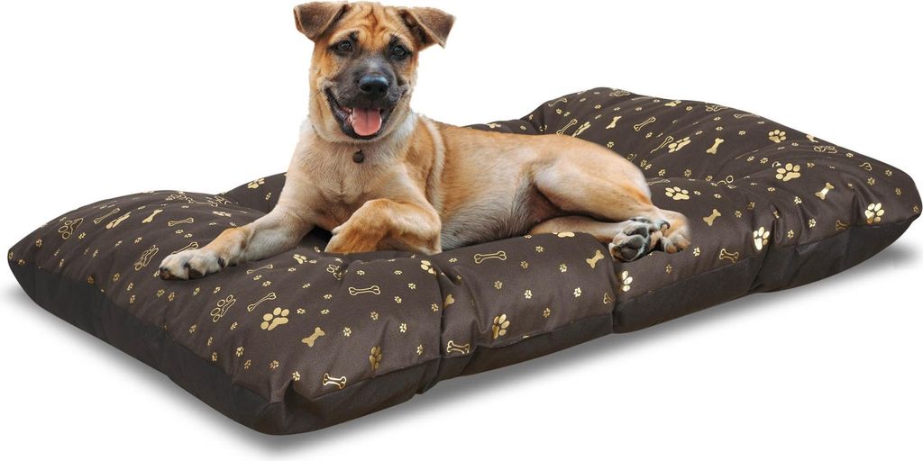 Coussin pour lit de chien PRESTIGE 120x80 cm imperméable os Image du produit 