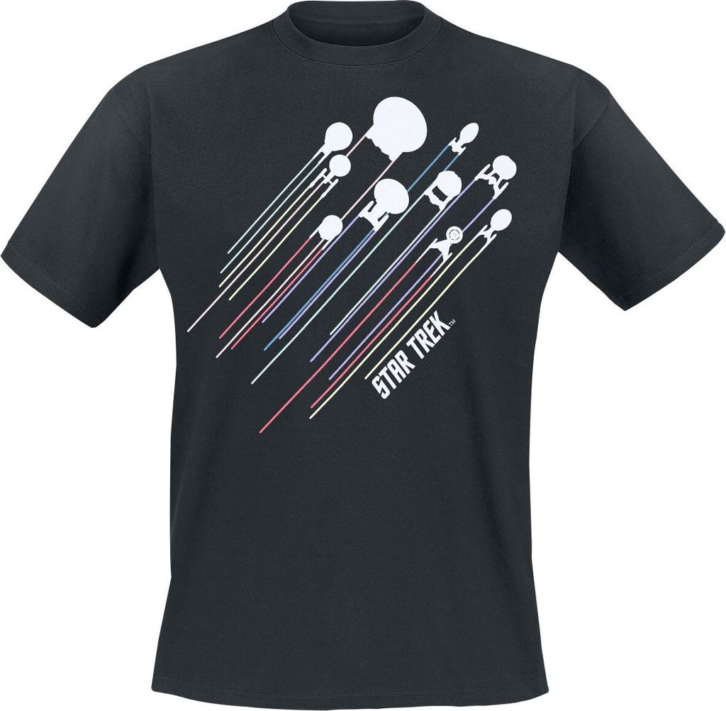 Star Trek T-Shirt Herren Fleet schwarz XL
