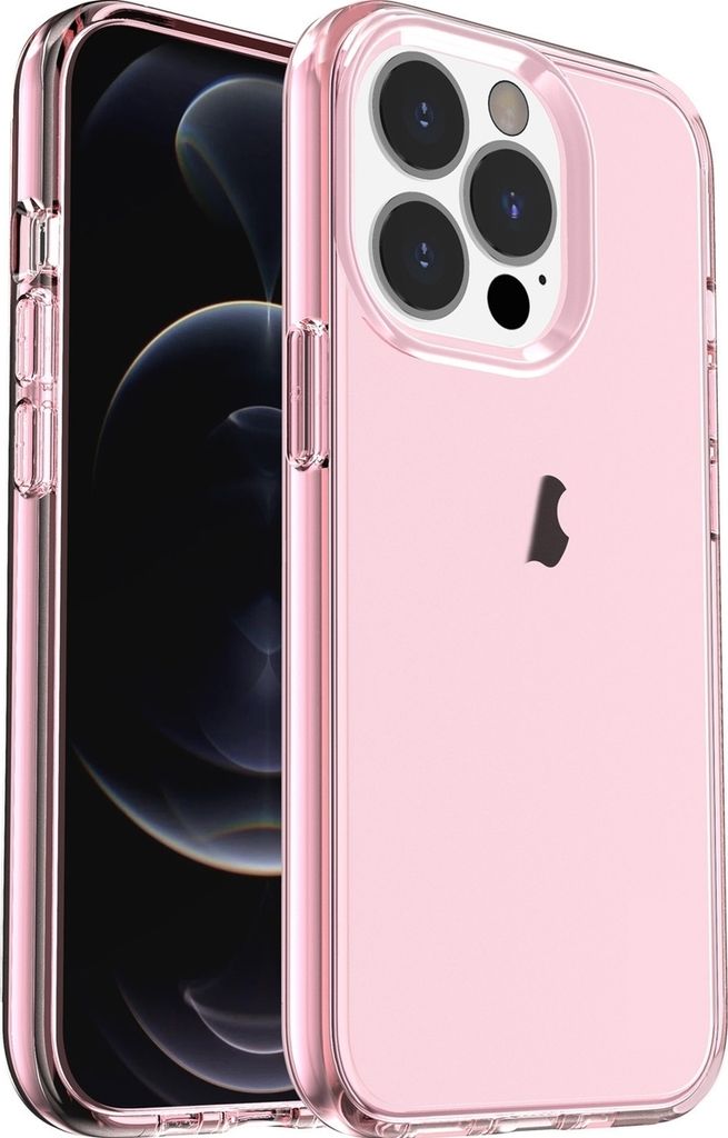 Mobigear Crystal iPhone 15 Pro Max Hülle Hardcase Backcover - Pink