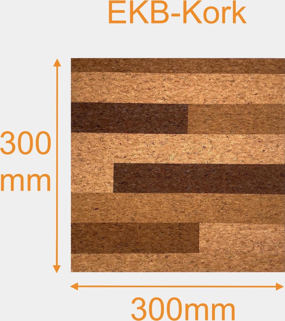 EKB-Kork, Korkparkett, 300x300x4mm, M.82.20