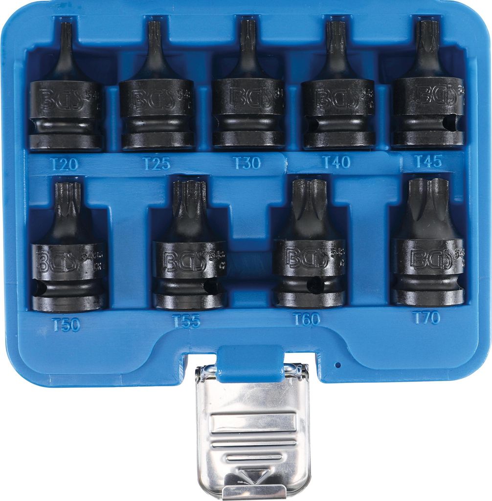 BGS technic Impact bit Socket Set, Chrom-Molybdän-Stahl, 834 mm, 42 mm, 834 g