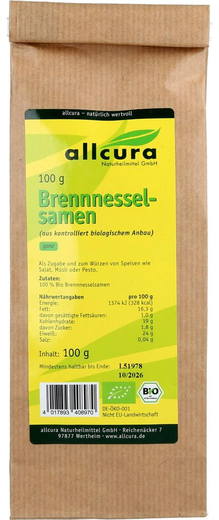 Allcura Semená žihľavy 100 g semien Obrázok produktu 