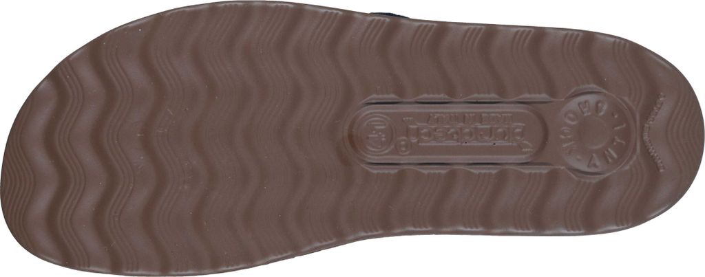 Fly Flot Herren Hausschuh Schnalle Pantoffel Filz Clog 220052, Größe:41 EU, Farbe:Blau