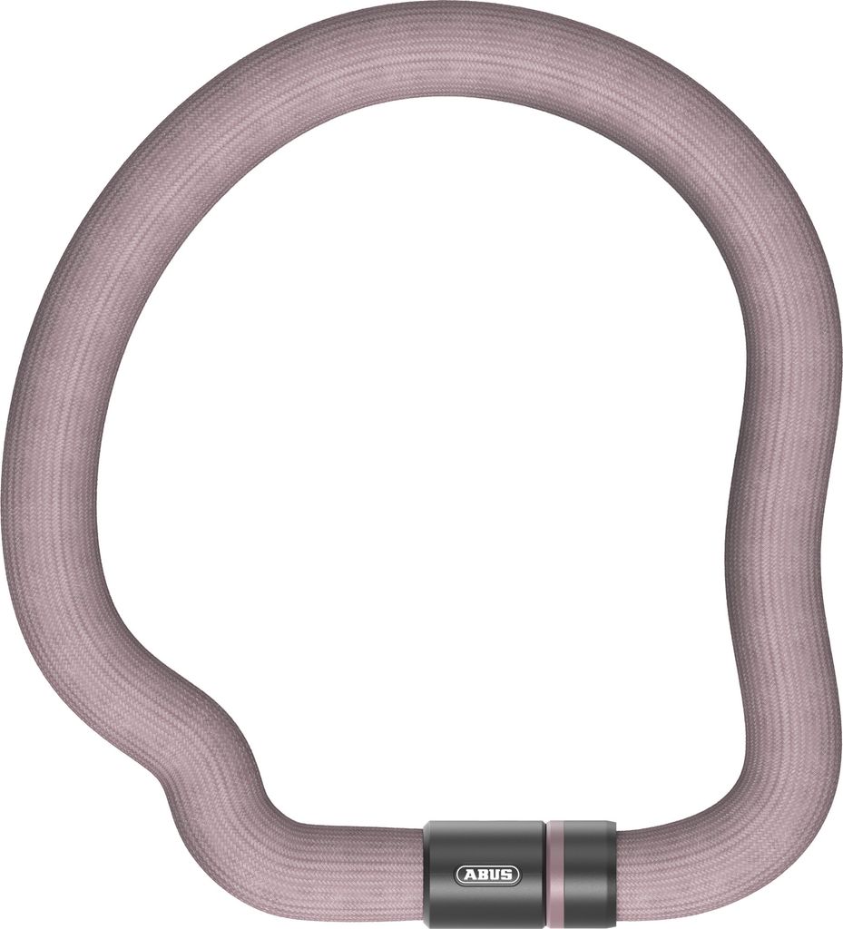 ABUS Kettenschloss Goose Lock – biegsames, klapperfreies Fahrradschloss aus gehärtetem Stahl – 6 mm stark – 110 cm lang – mit Schlüssel ...