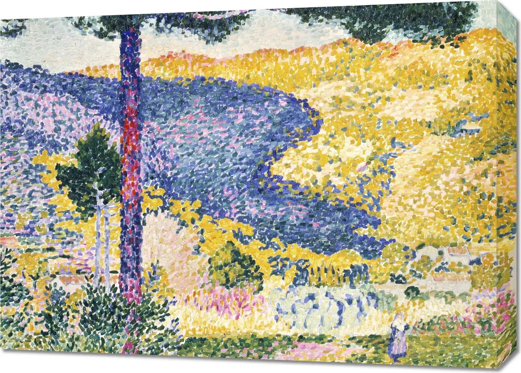 Tableau Valley with Fir Henri-Edmond Cross 70 x 50 cm pour Salon