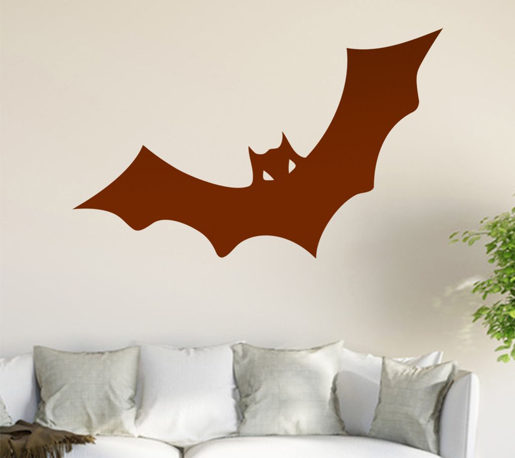 Fledermaus Wandtattoo in 6 Größen - Wandaufkleber Wall Sticker - Dekoration, Küche, Wohnzimmer, Schlafzimmer, Badezimmer