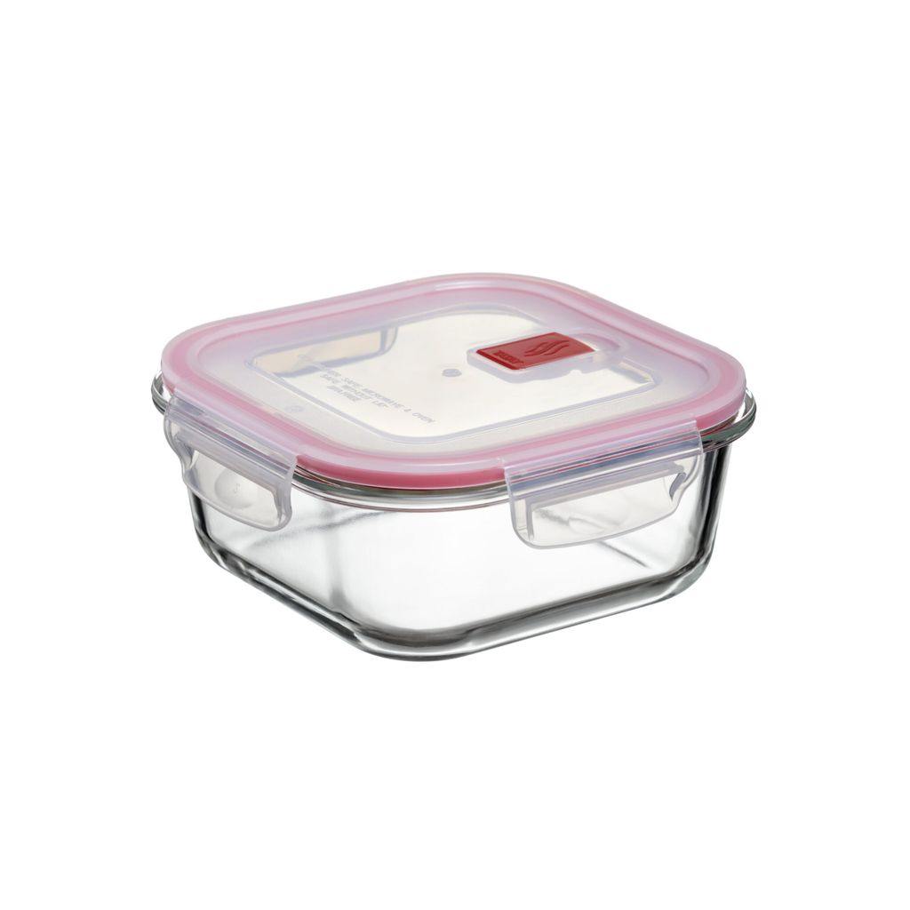 Tatay Luftdichter Quadratischer Glasbehälter Zum Kochen Und Essen 800ml Durchsichtig Durchsichtig One Size