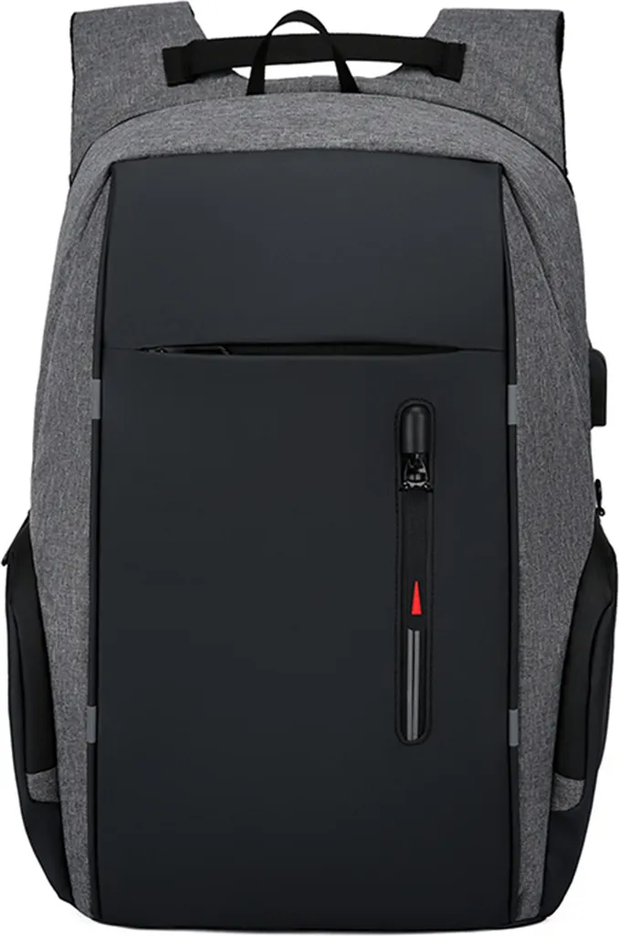 Sac à dos informatique 17" étanche gris avec port de charge USB - 2