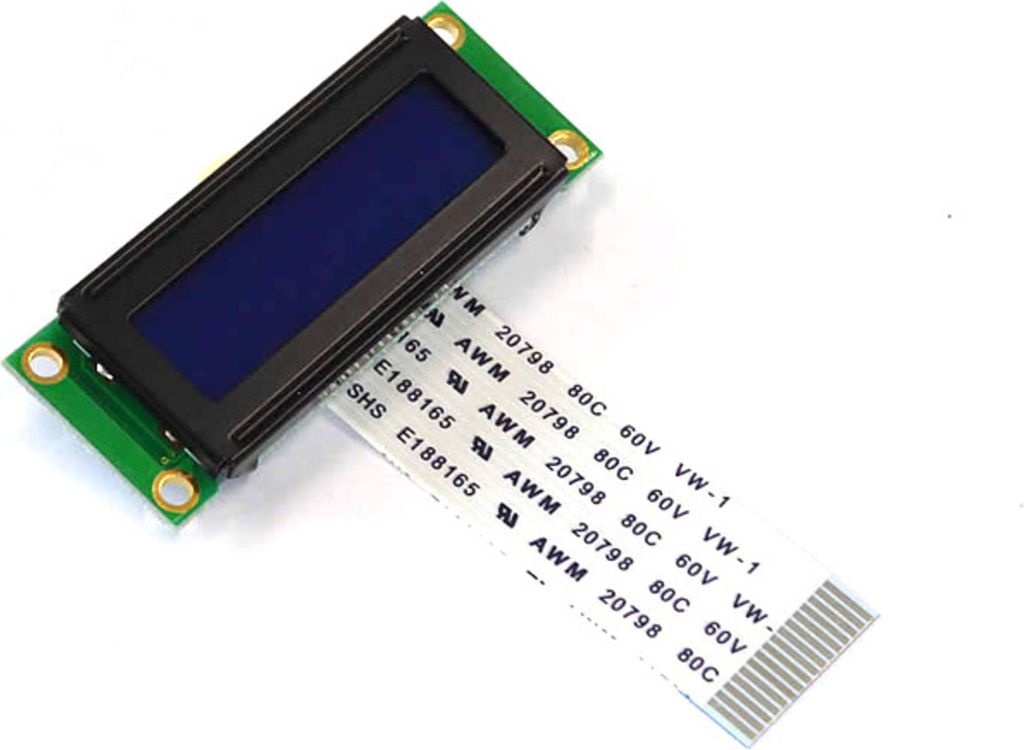 Display Elektronik LCD Modul Dot Matrix 16x2 LED blau 300cd-m2