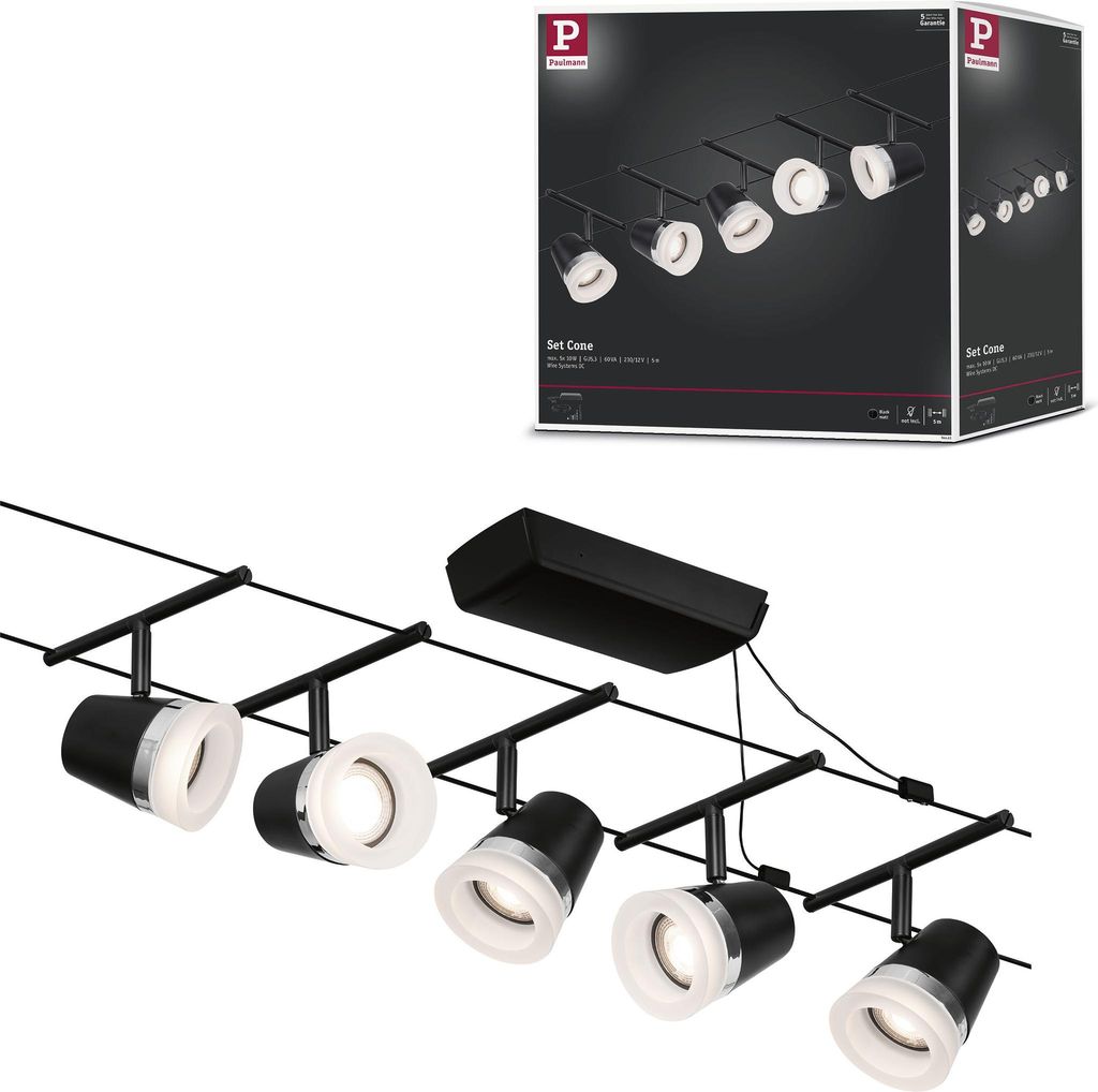 Paulmann CorDuo Système de câbles Cone Set de base Image du produit 