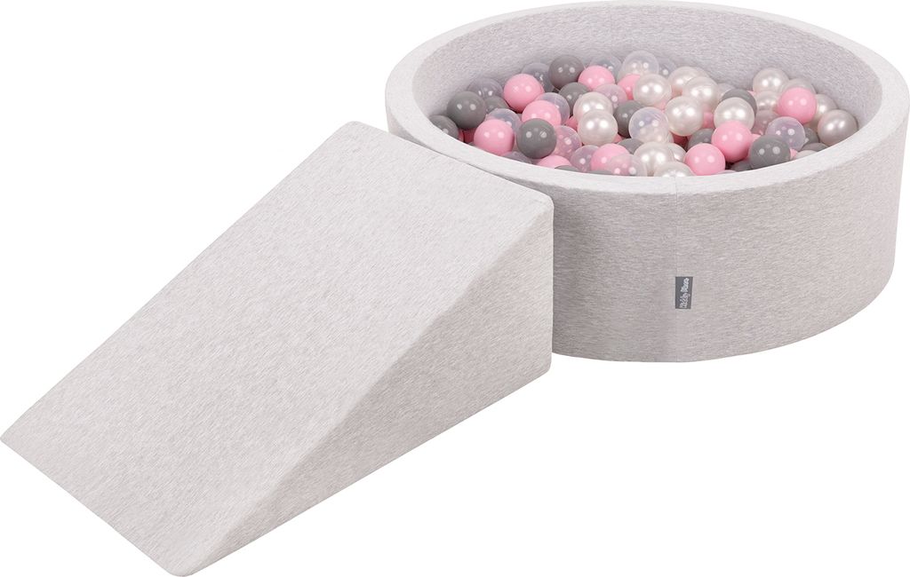 KiddyMoon Mäkké penové ihrisko pre deti s guľatým Obrázok produktu 