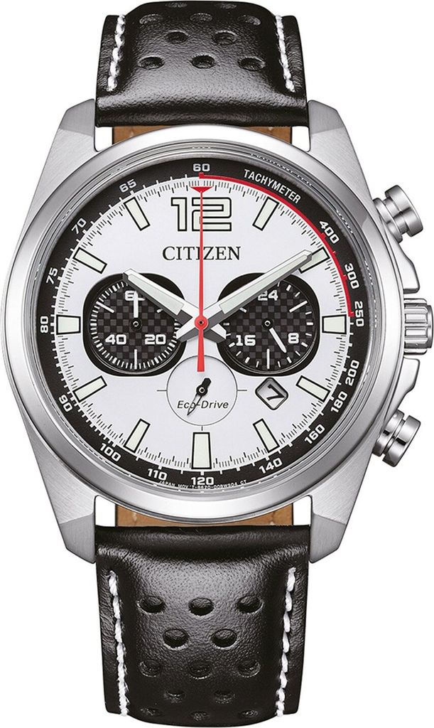 Citizen CA4640-09A Herrenuhr Eco-Drive Chronograph Schwarz/Weiß 1